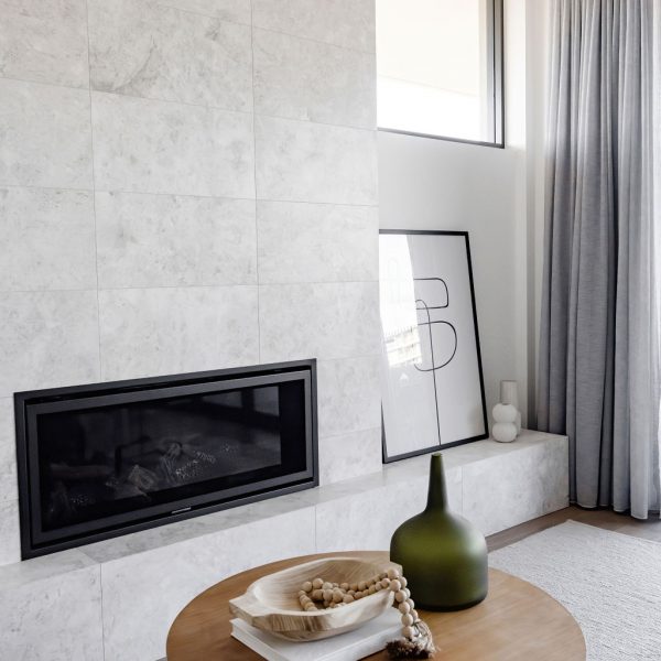 Omnia Cronulla Turkish limestone Jetmaster fireplace